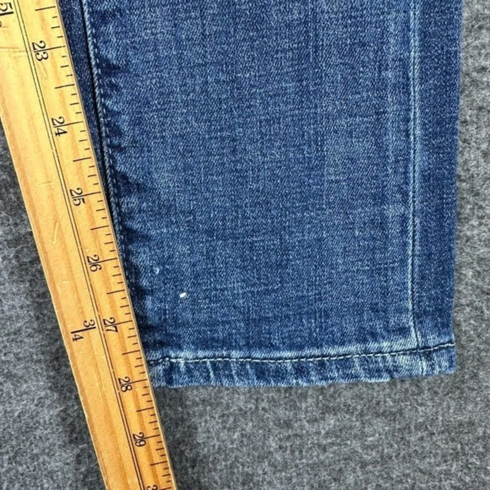 Pilcro Patchwork‎ Jeans Womens Size 26 Medium Wash Faded Knee Patch